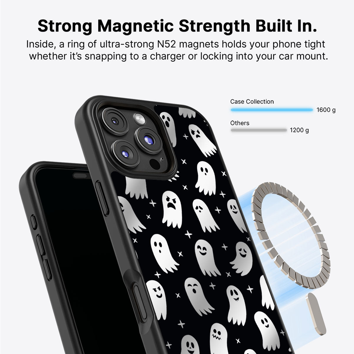 Spooky Spirits - iPhone 16 Pro Max Case #case type_core (magsafe)