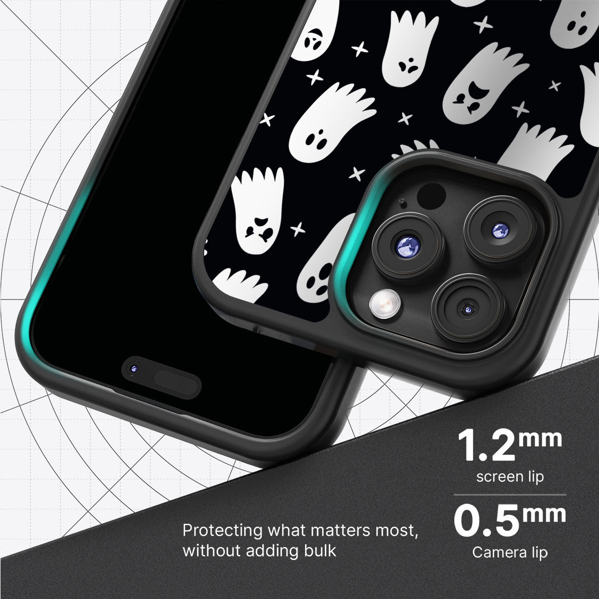 Spooky Spirits - iPhone 16 Pro Max Case #case type_core (magsafe), #case type_core (non magsafe)