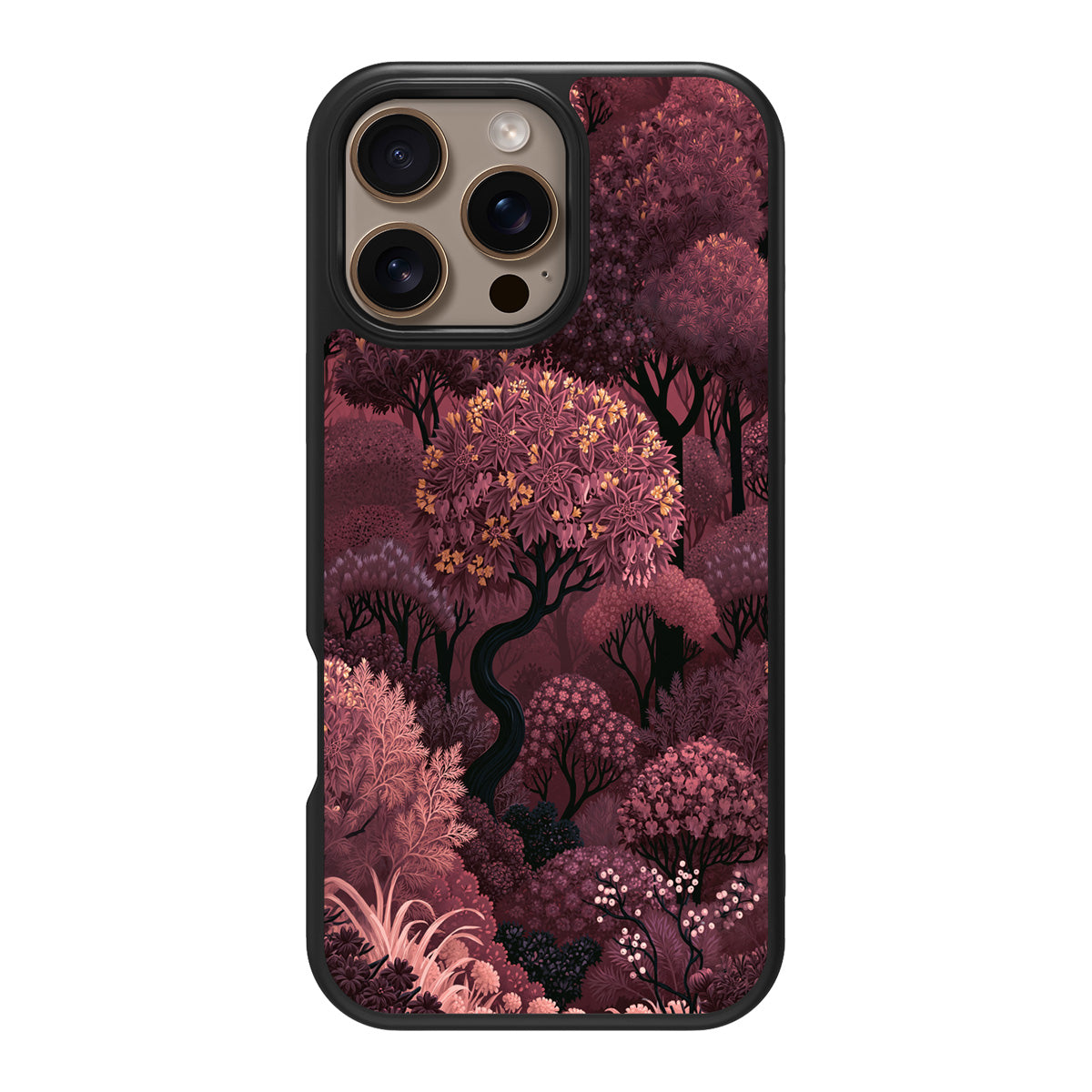 Velvet Reverie design back view – iPhone 16 Pro Max case