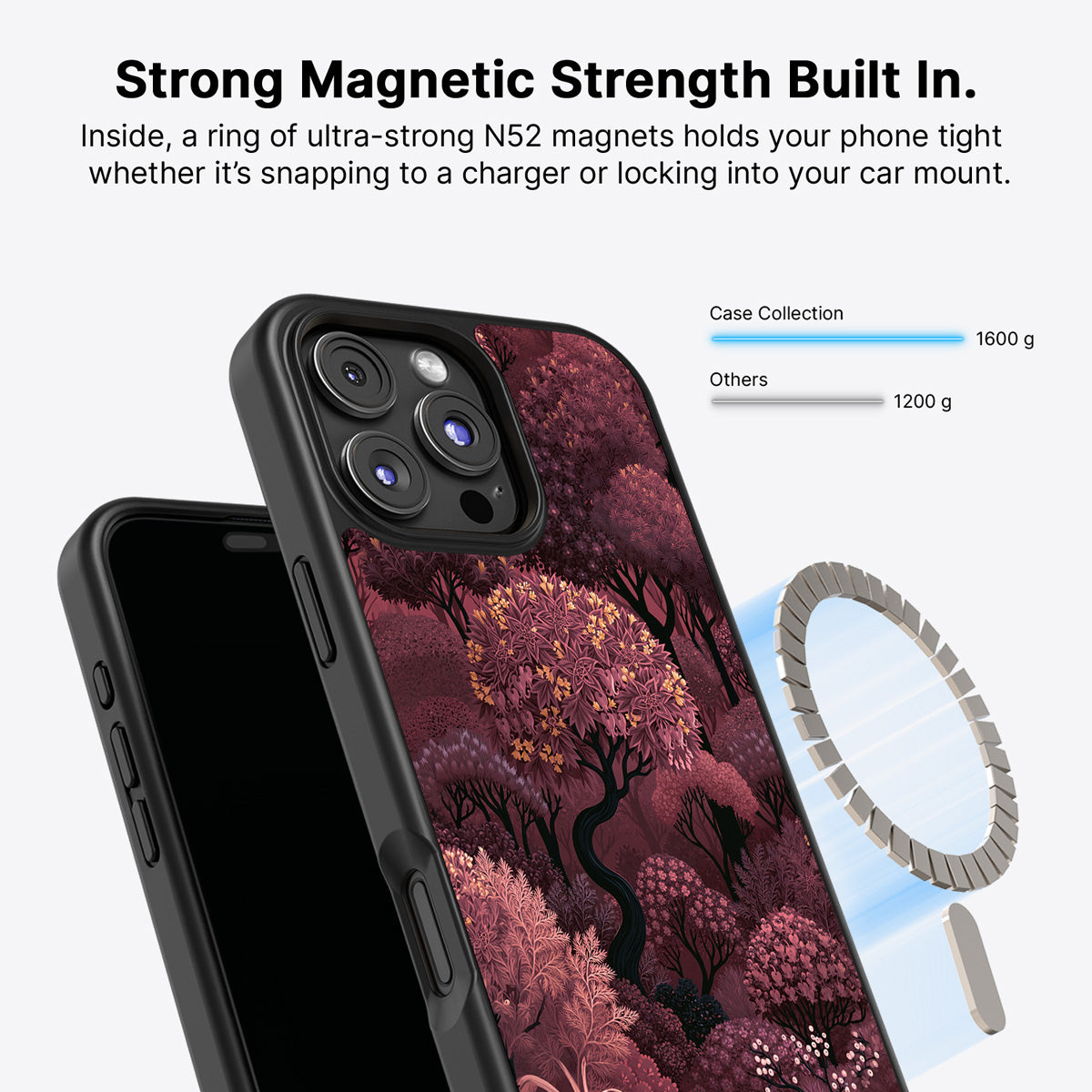 iPhone 16 Pro Max MagSafe case – Velvet Reverie design