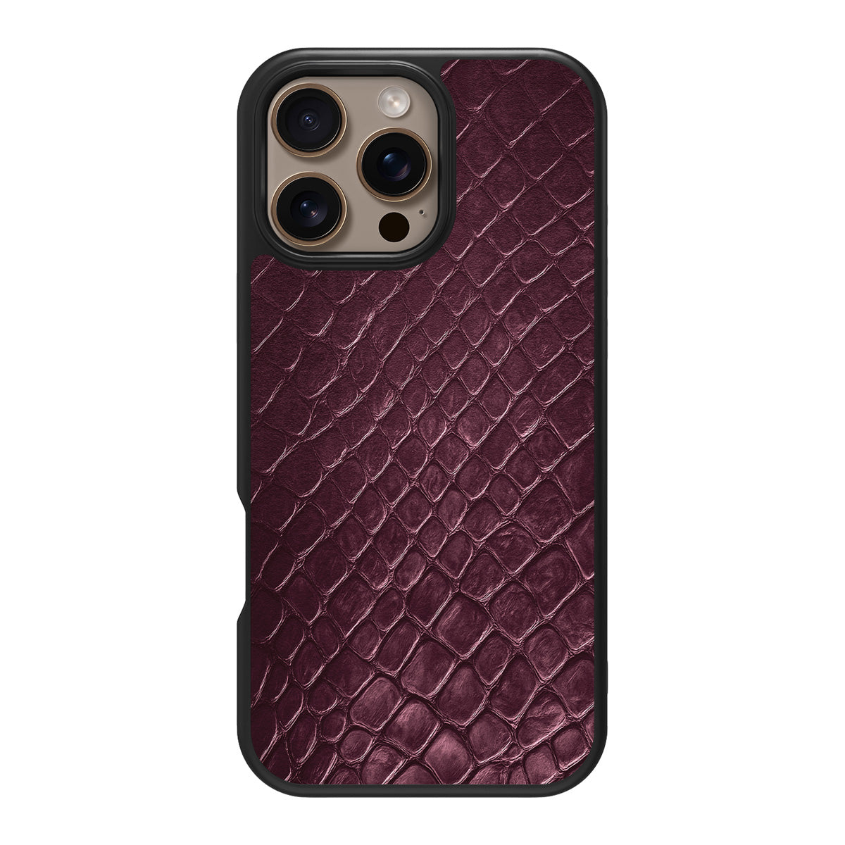 Wine Python design back view – iPhone 16 Pro Max case