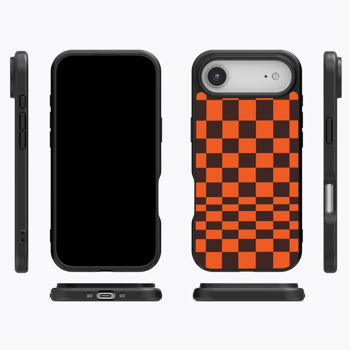 Amber Pop iPhone Air case cover – multi-angle view