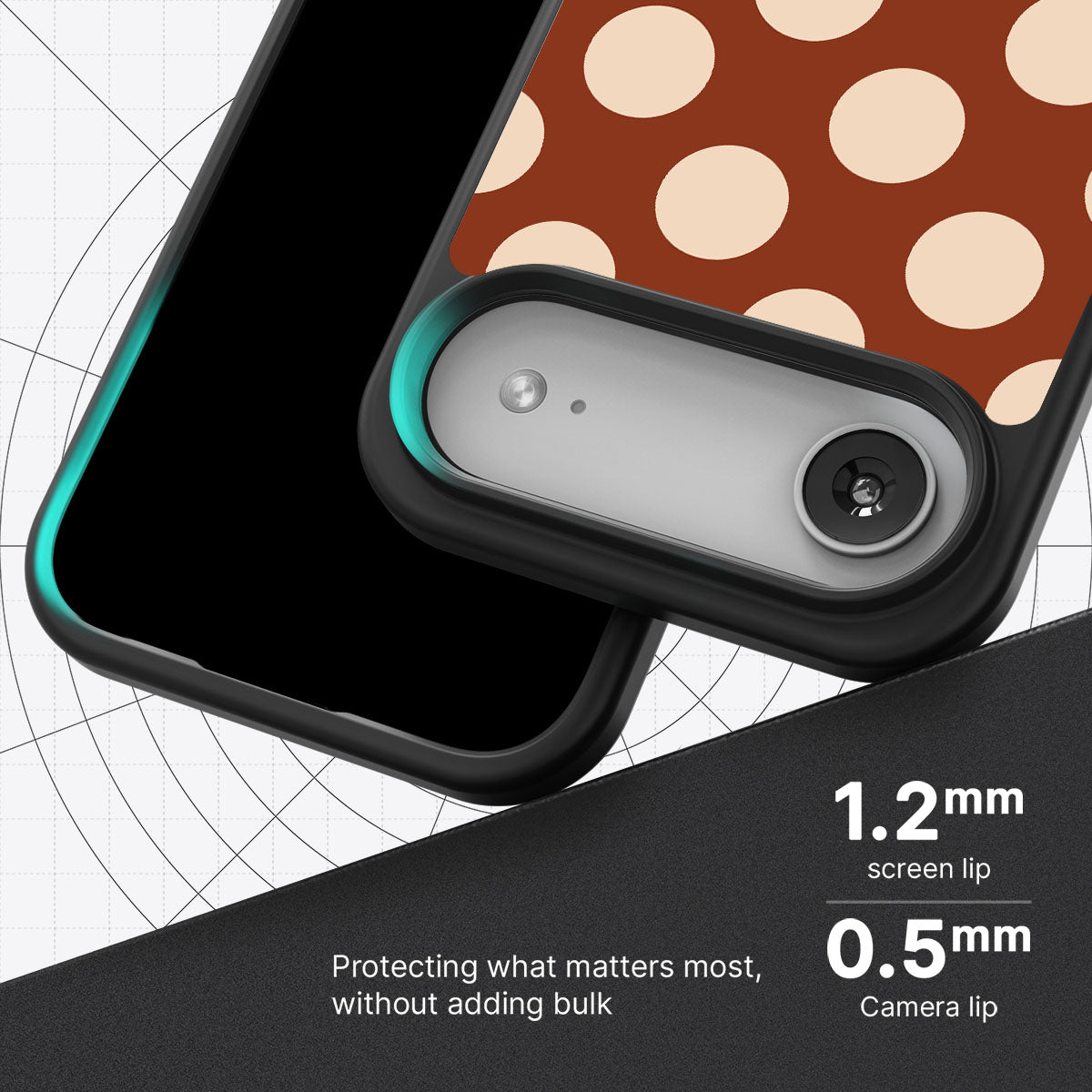 Amber Veil - iPhone 17 Air Case #case type_core (magsafe), #case type_core (non magsafe)