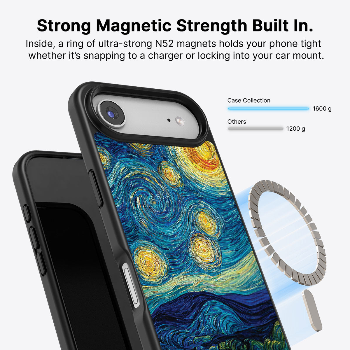 iPhone Air MagSafe case – Astral Waves design