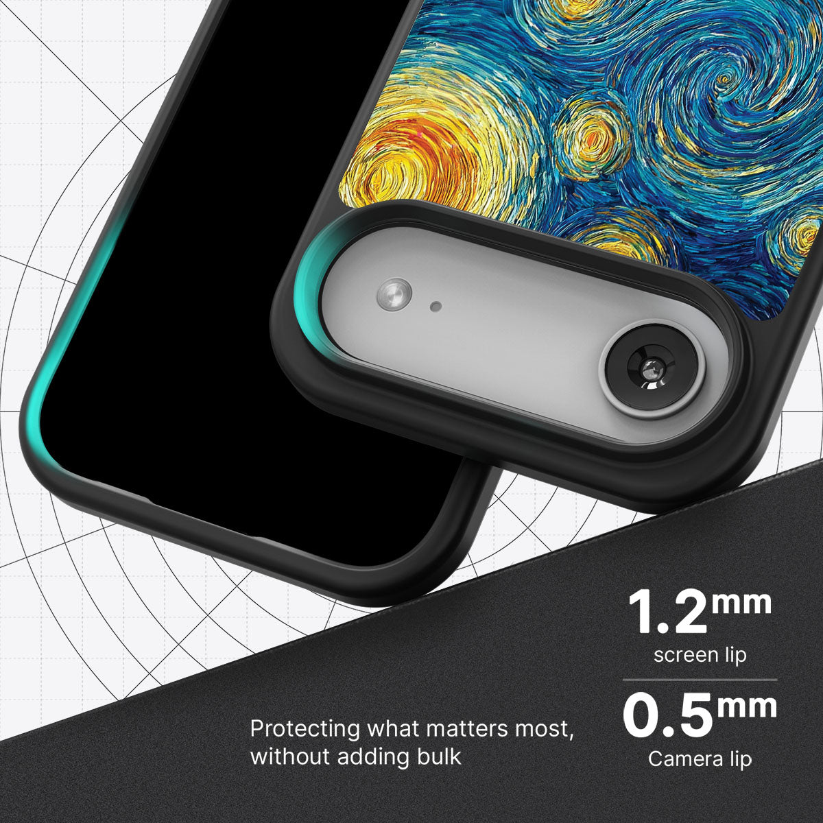 Astral Waves slim iPhone Air phone case