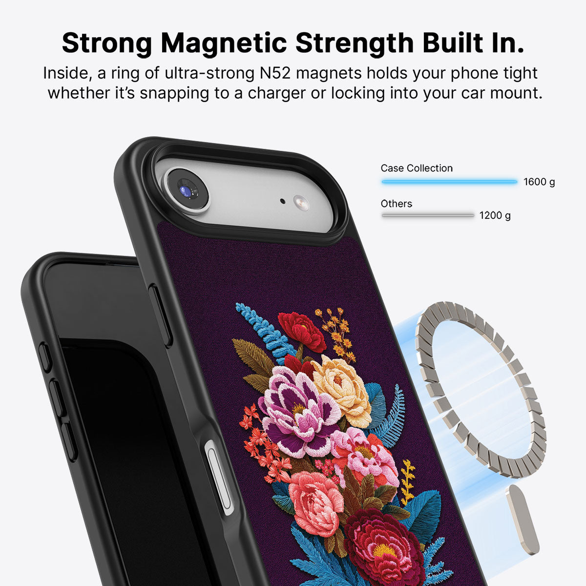 iPhone Air Case with MagSafe – Baroque Bloom