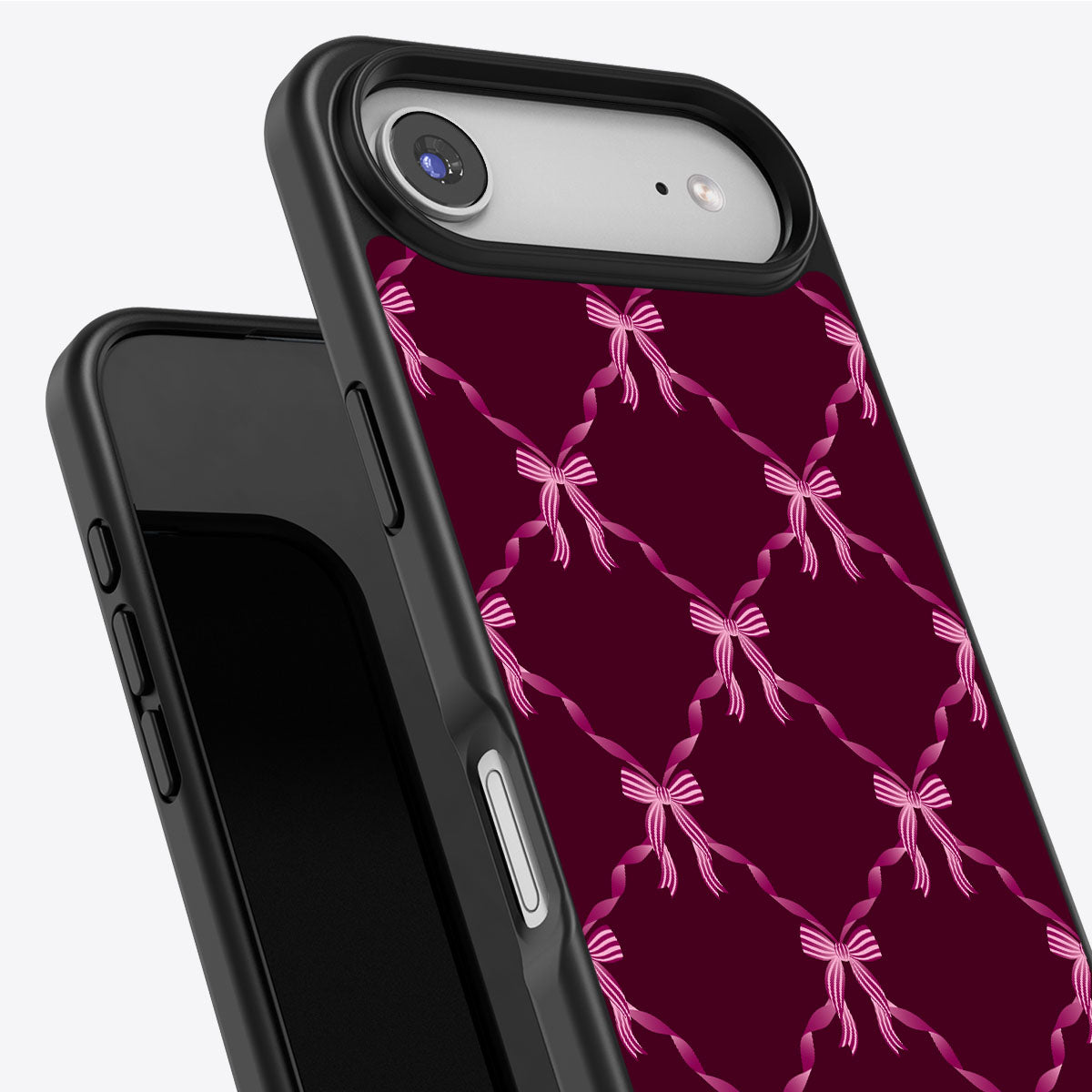 Bordeaux Bow - iPhone 17 Air Case #case type_core (non magsafe)