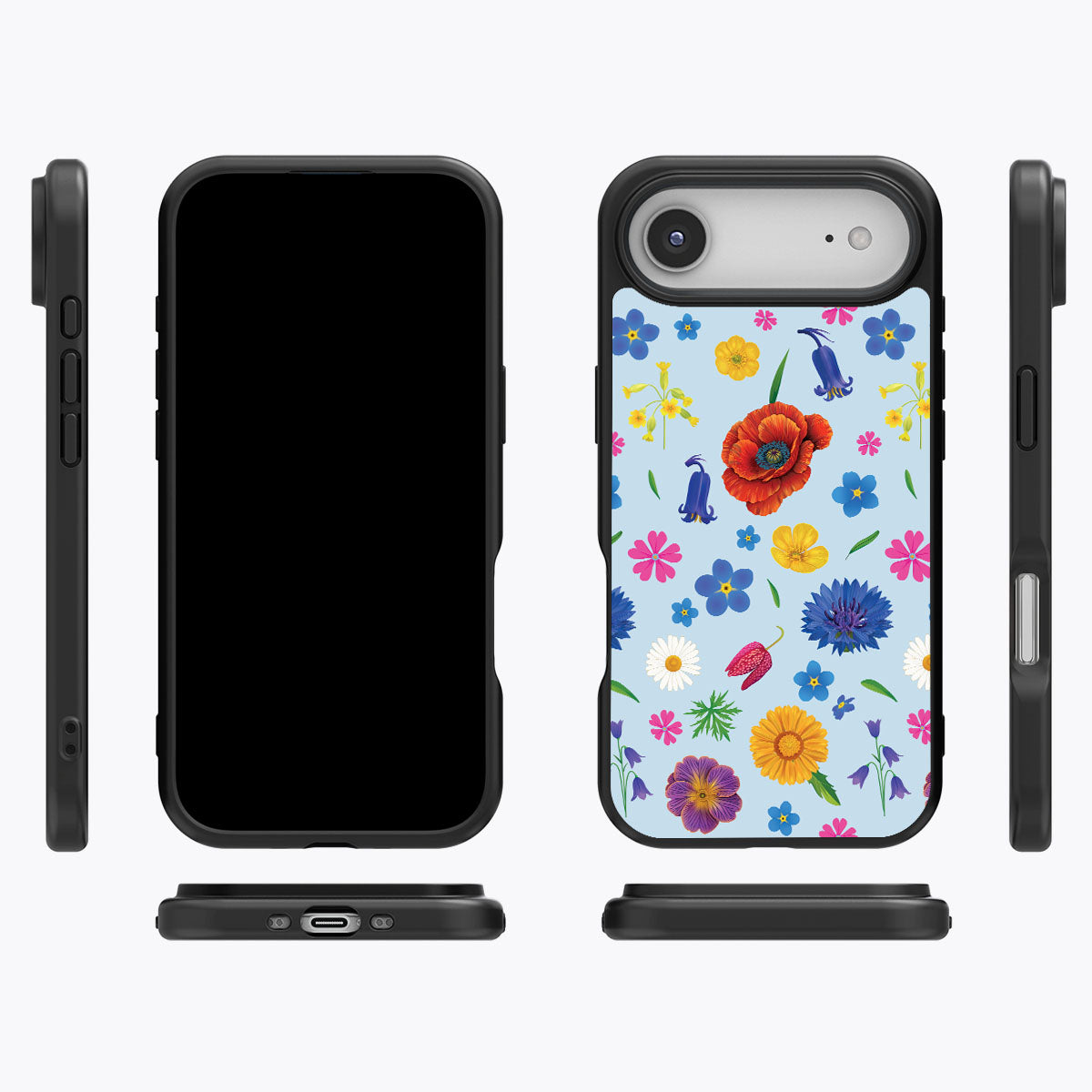 British Wildflowers - iPhone 17 Air Case #case type_core (magsafe), #case type_core (non magsafe)