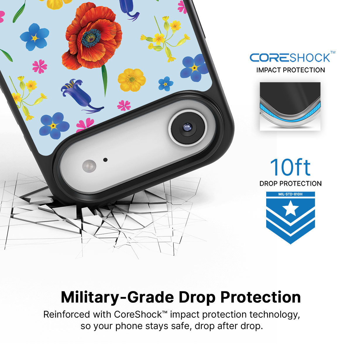 British Wildflowers - iPhone 17 Air Case #case type_core (magsafe), #case type_core (non magsafe)