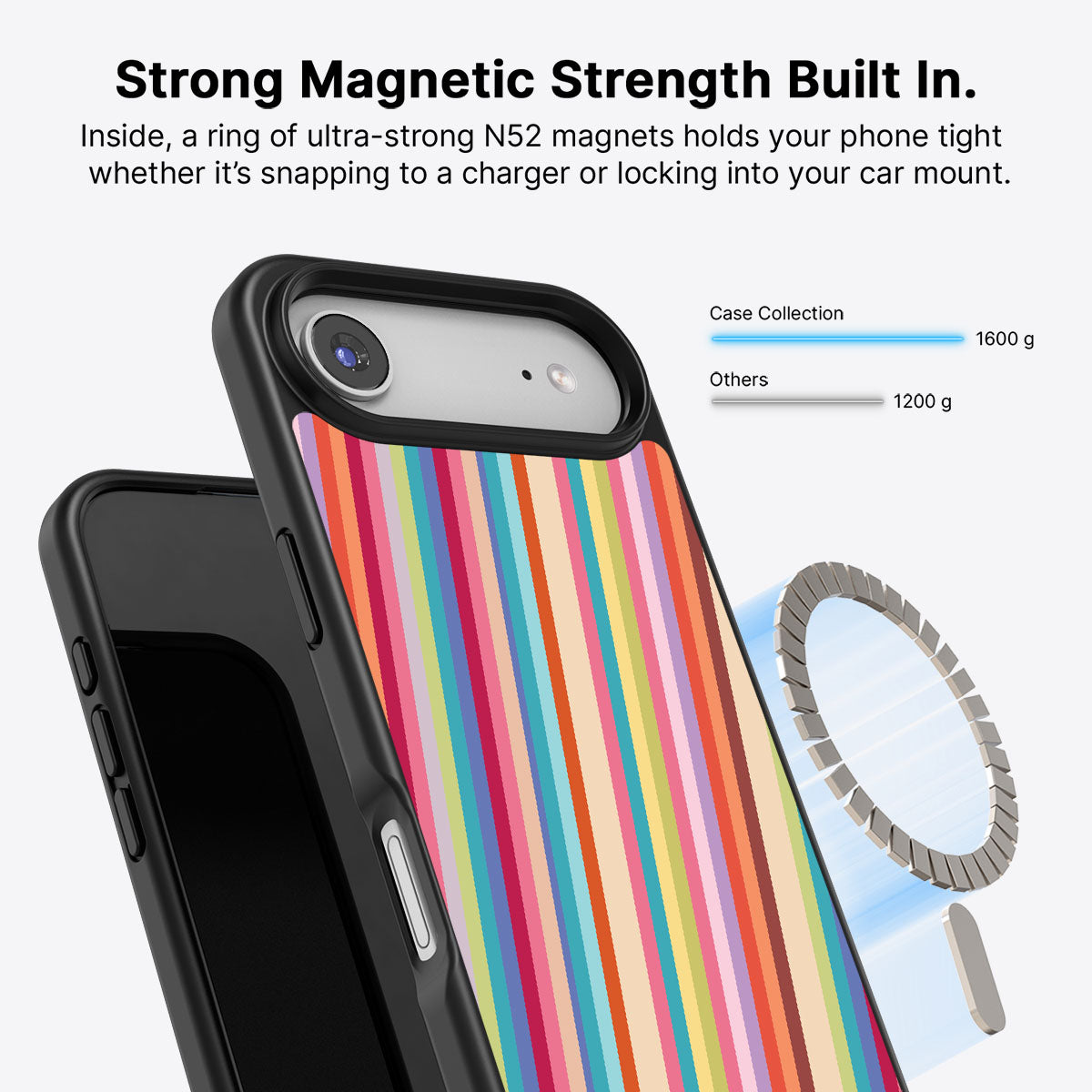 Candy Stripe - iPhone 17 Air Case #case type_core (magsafe)