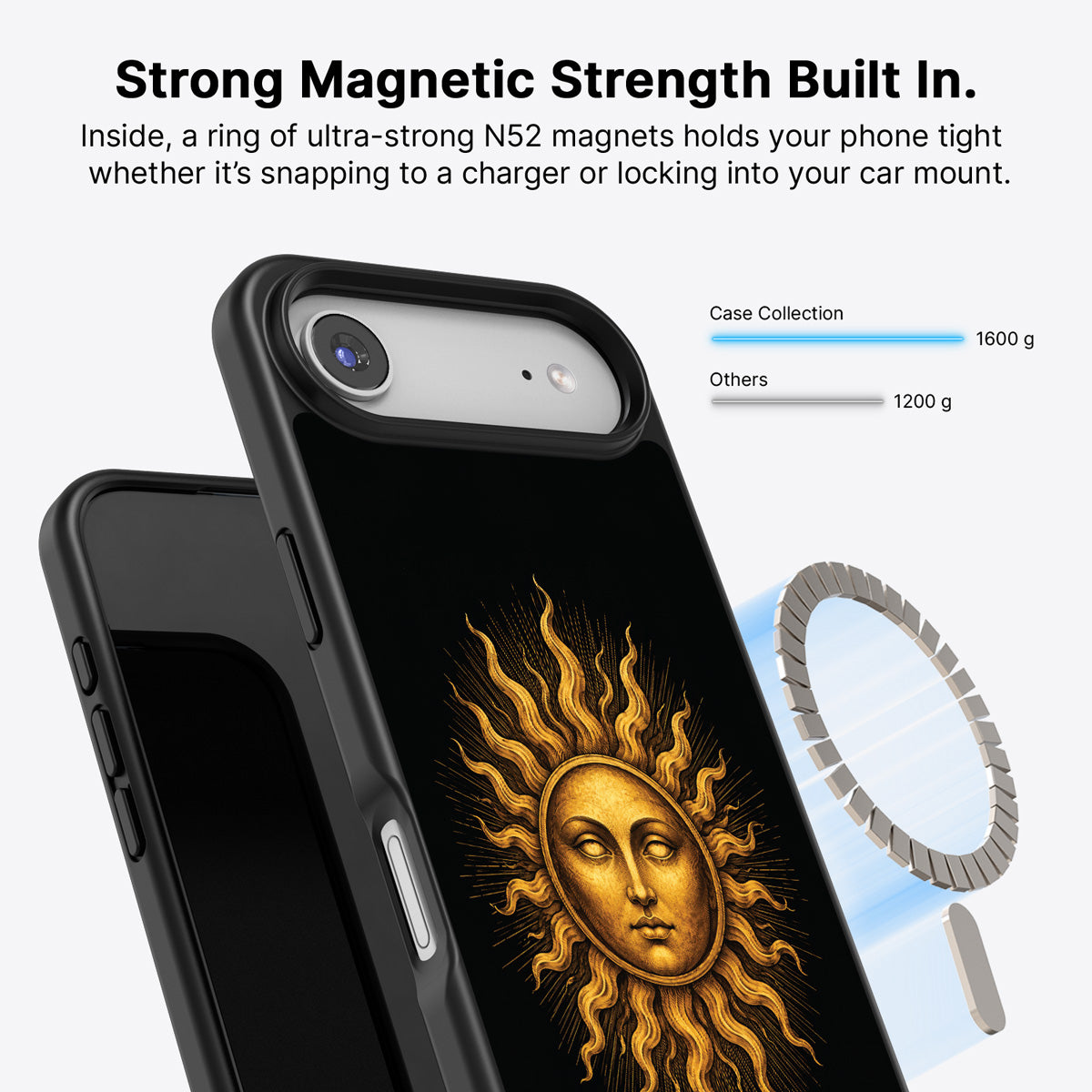 iPhone Air MagSafe case – Celestial Sun design
