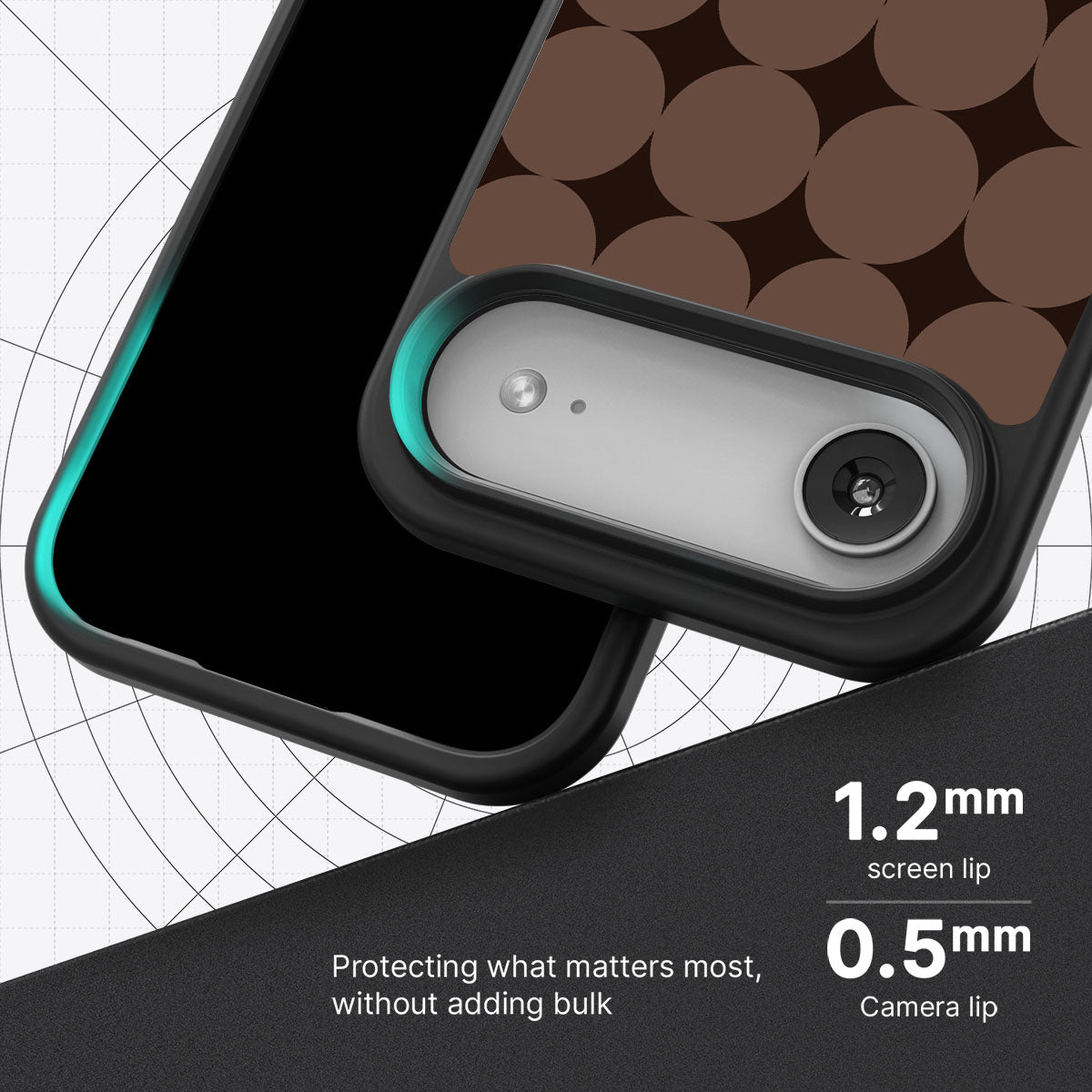 Choco Buttons - iPhone 17 Air Case #case type_core (magsafe), #case type_core (non magsafe)