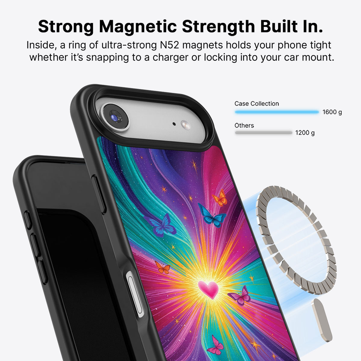 iPhone Air Case with MagSafe – Cosmic Aura