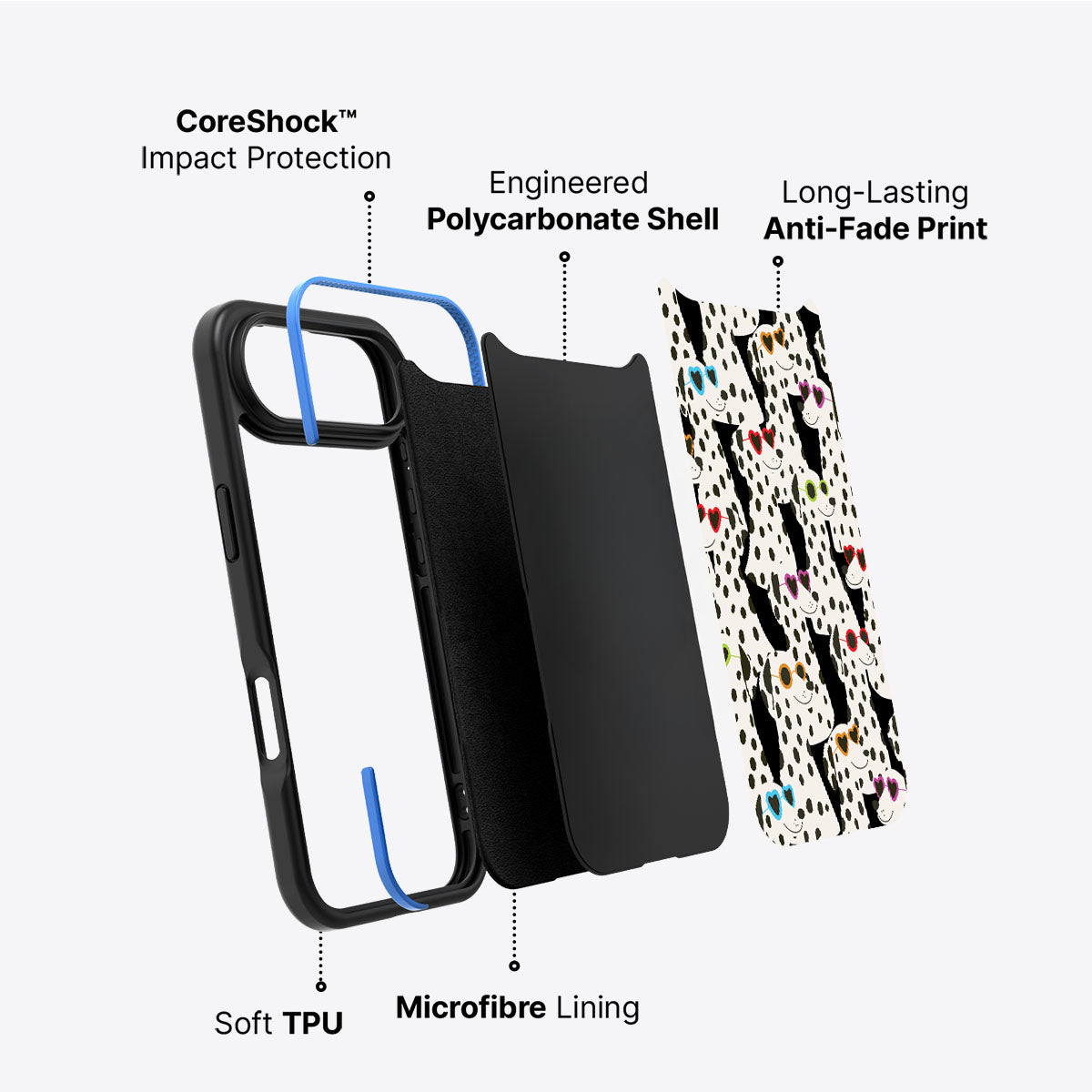 Dalmatian Dog - iPhone 17 Air Case, #case type_core (non magsafe)