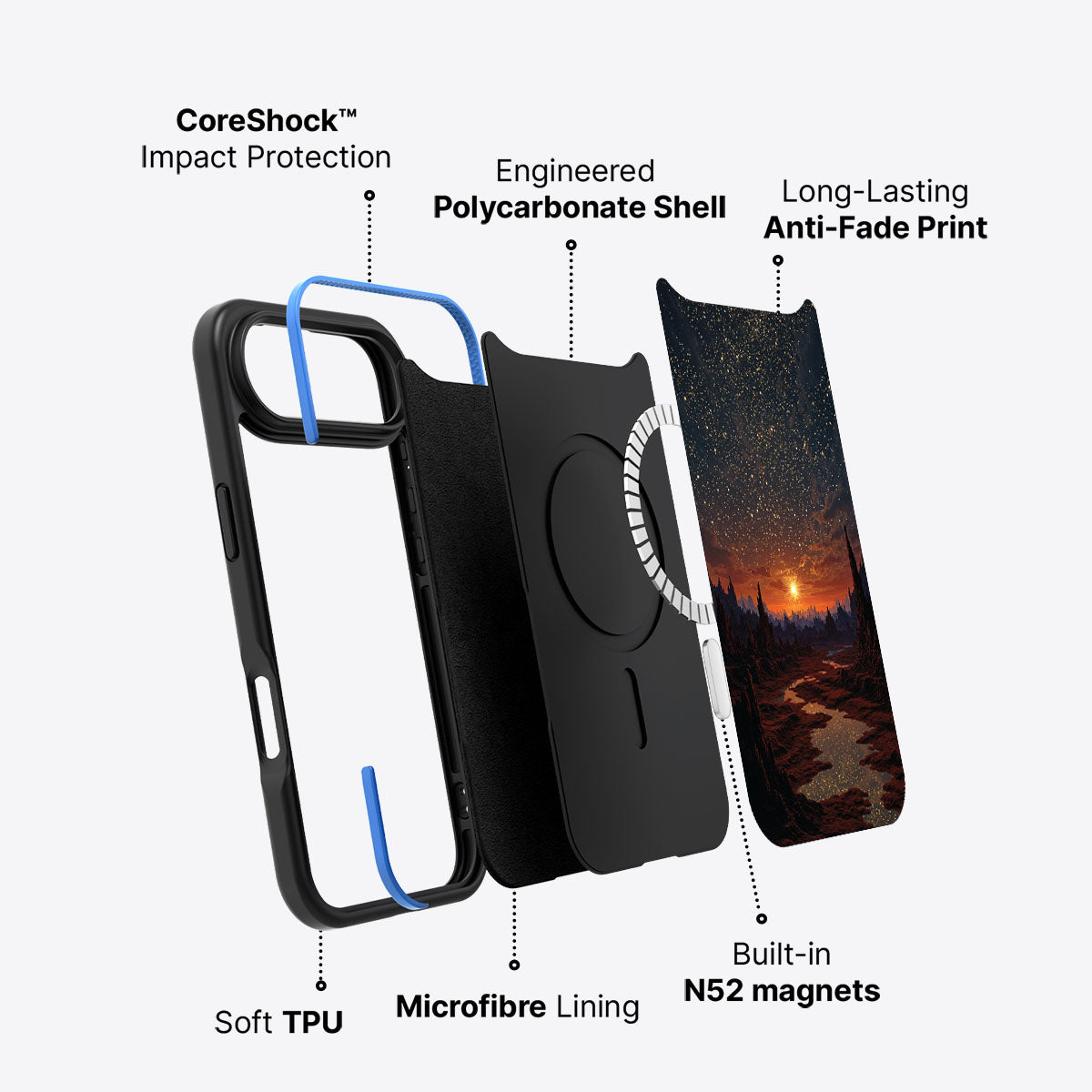 iPhone Air Case with MagSafe – Desert Dusk