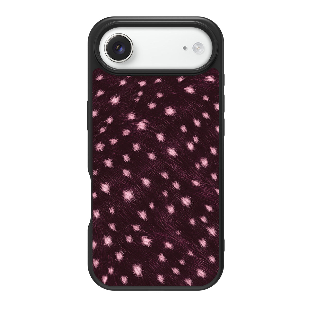 Fawn Spots design back view – iPhone Air case