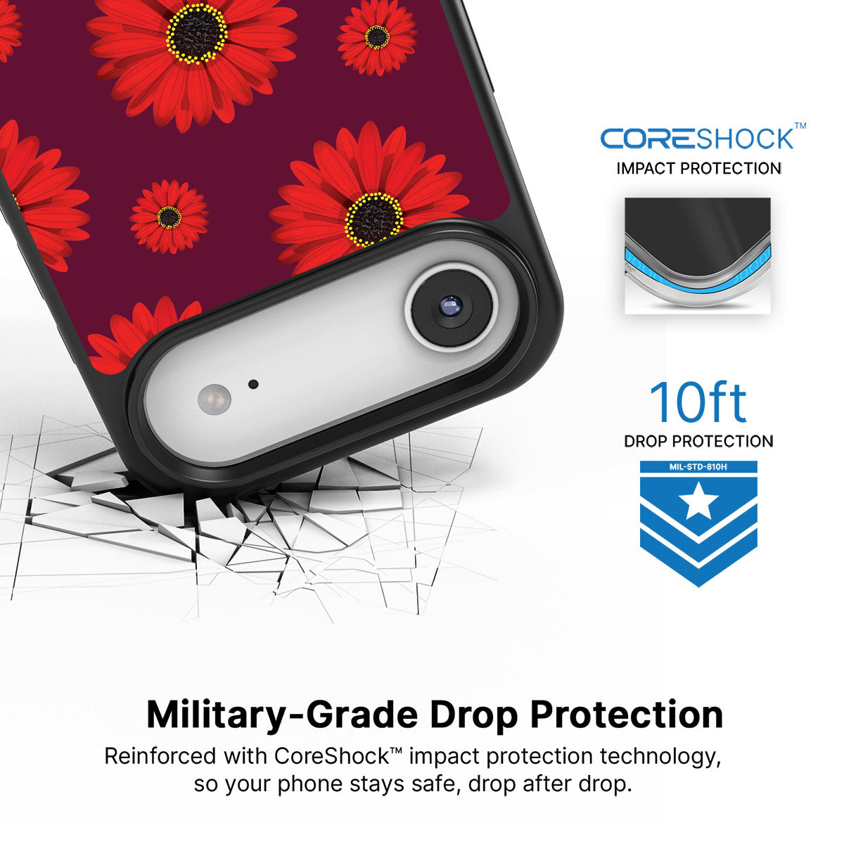 Gerbera Daisy - iPhone 17 Air Case #case type_core (magsafe), #case type_core (non magsafe)