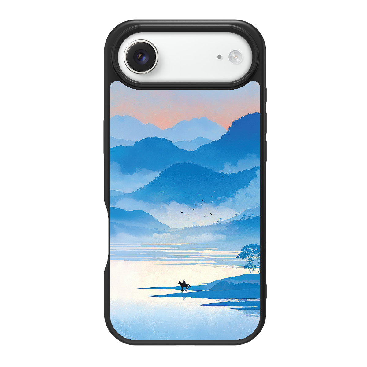 Globe Trotter design back view – iPhone Air case