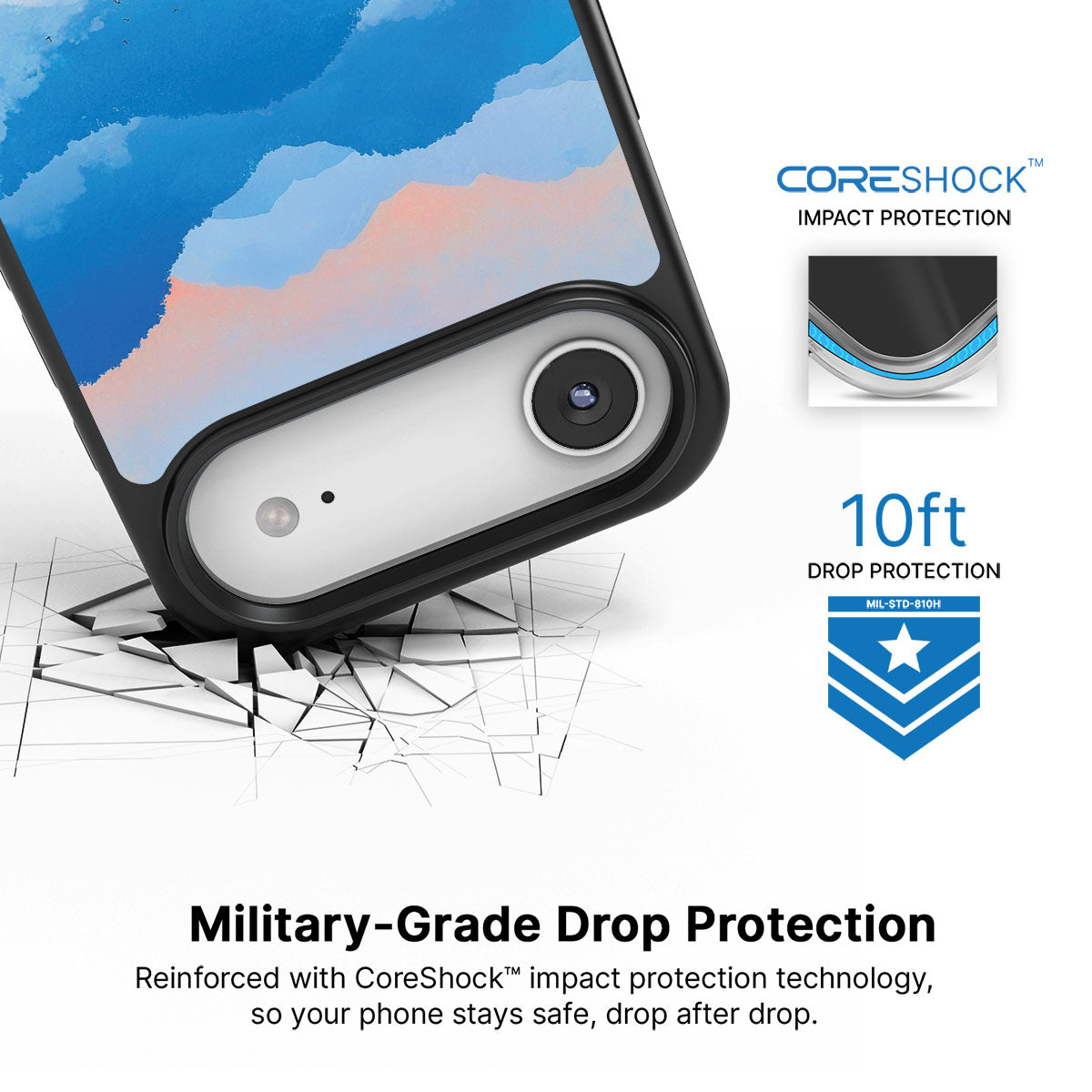 Globe Trotter iPhone Air case with drop protection