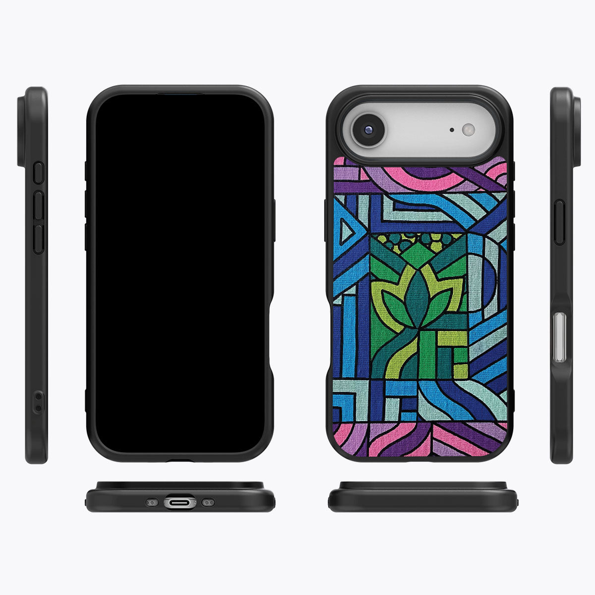 Green Flame - iPhone 17 Air Case #case type_core (magsafe), #case type_core (non magsafe)