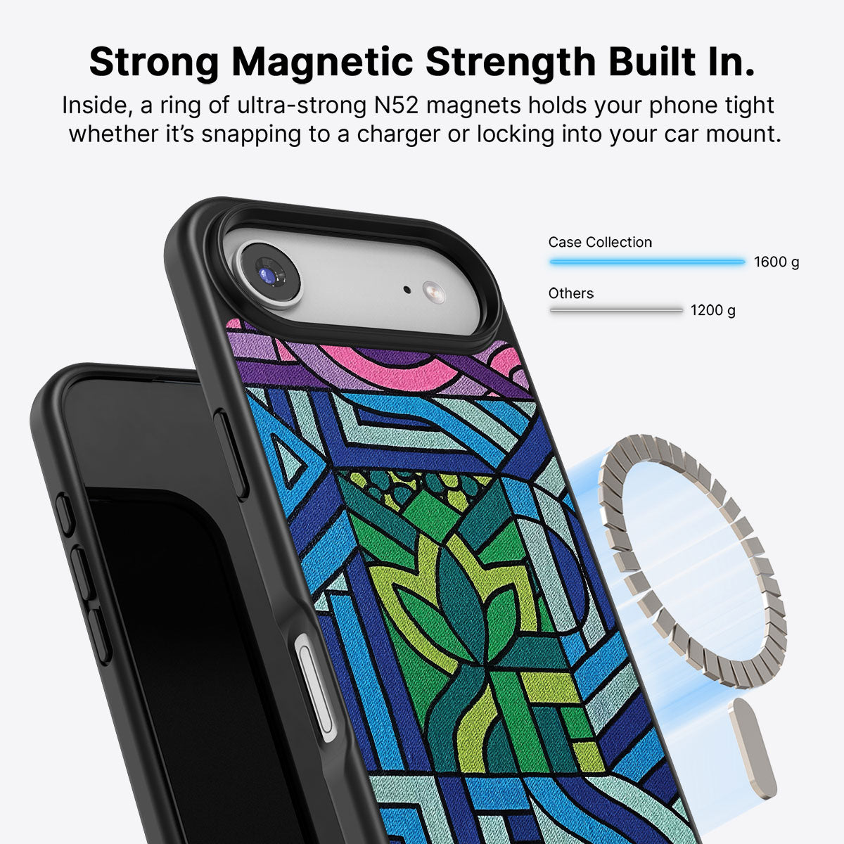 Green Flame - iPhone 17 Air Case #case type_core (magsafe)