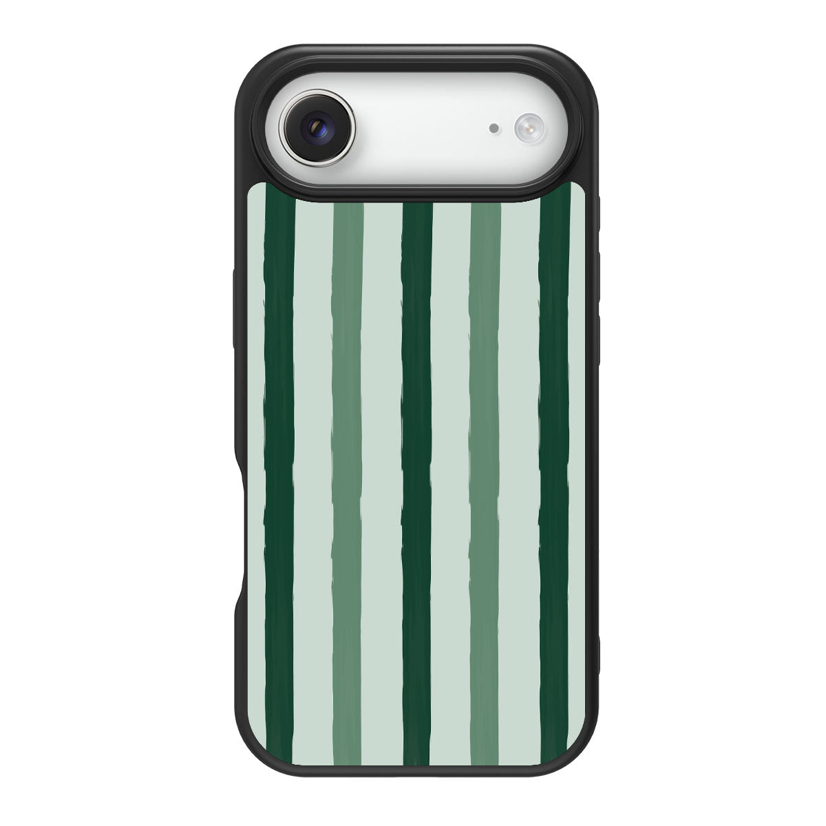 Green Watercolor Stripes - iPhone 17 Air Case
