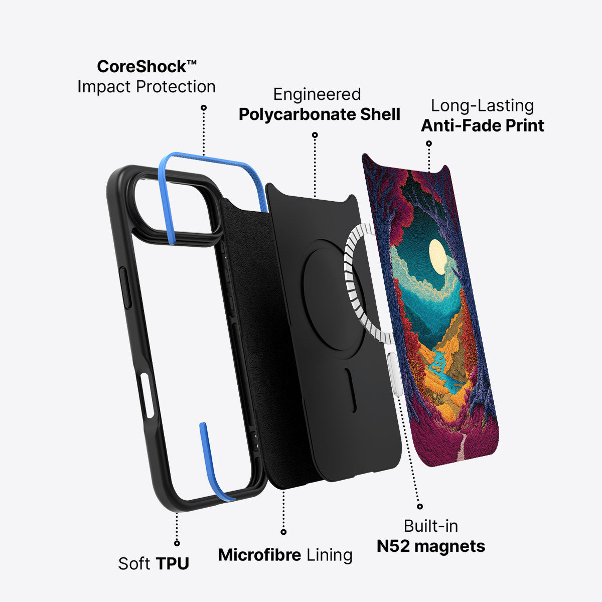 iPhone Air Case with MagSafe – Harvest Moon