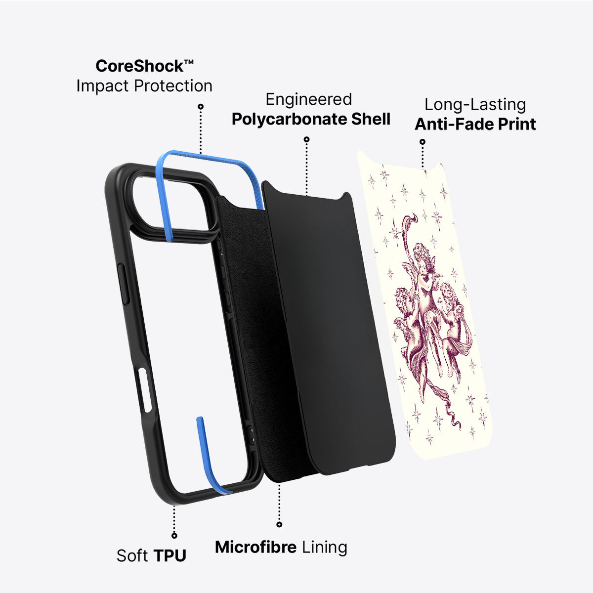 Herald Angels - iPhone 17 Air Case #case type_core (non magsafe)