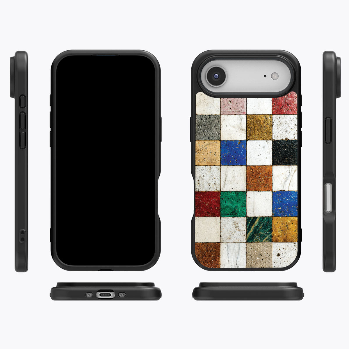 Heritage Mosaic iPhone Air case cover – multi-angle view