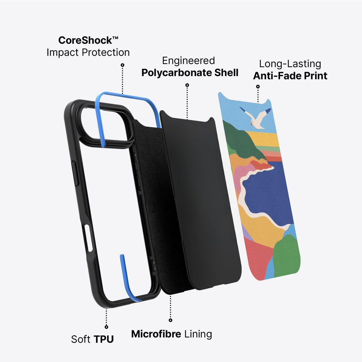 Joy Beach - iPhone 17 Air Case #case type_core (non magsafe)