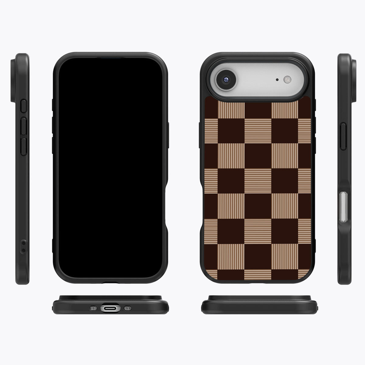 Latte Check - iPhone 17 Air Case  #case type_core (magsafe), #case type_core (non magsafe)