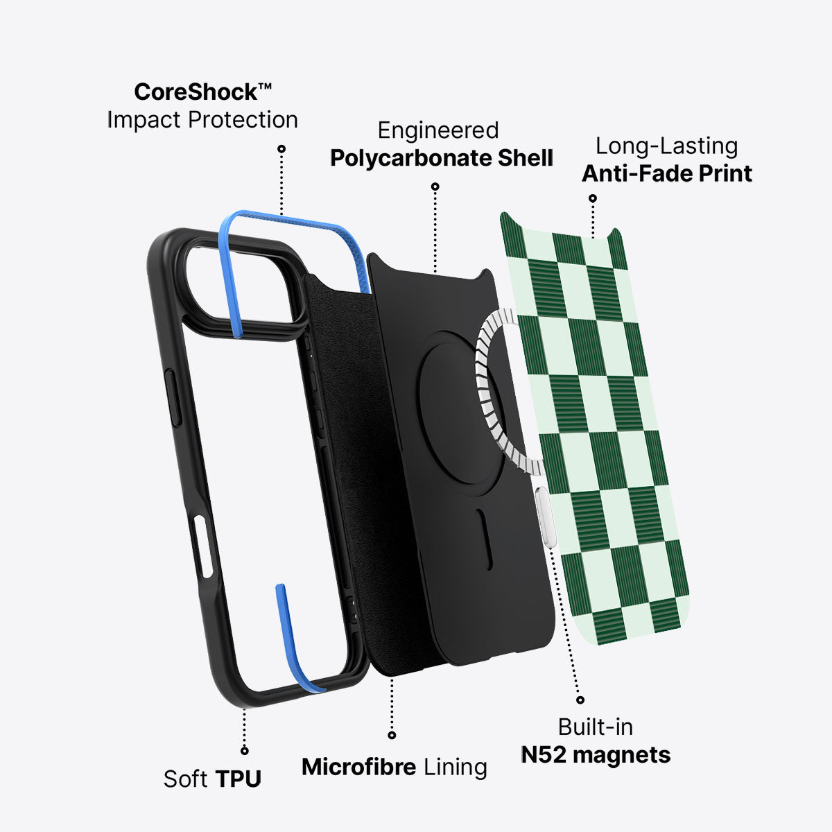 Luxe Emerald - iPhone 17 Air Case #case type_core (magsafe)