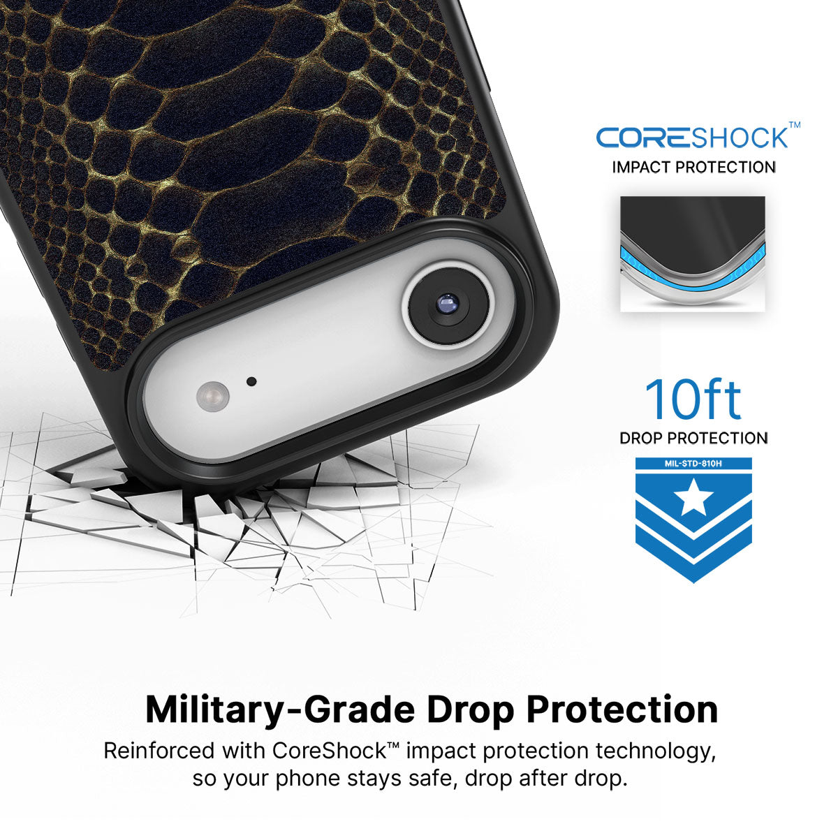 Midnight Crawl - iPhone 17 Air Case  #case type_core (magsafe), #case type_core (non magsafe)