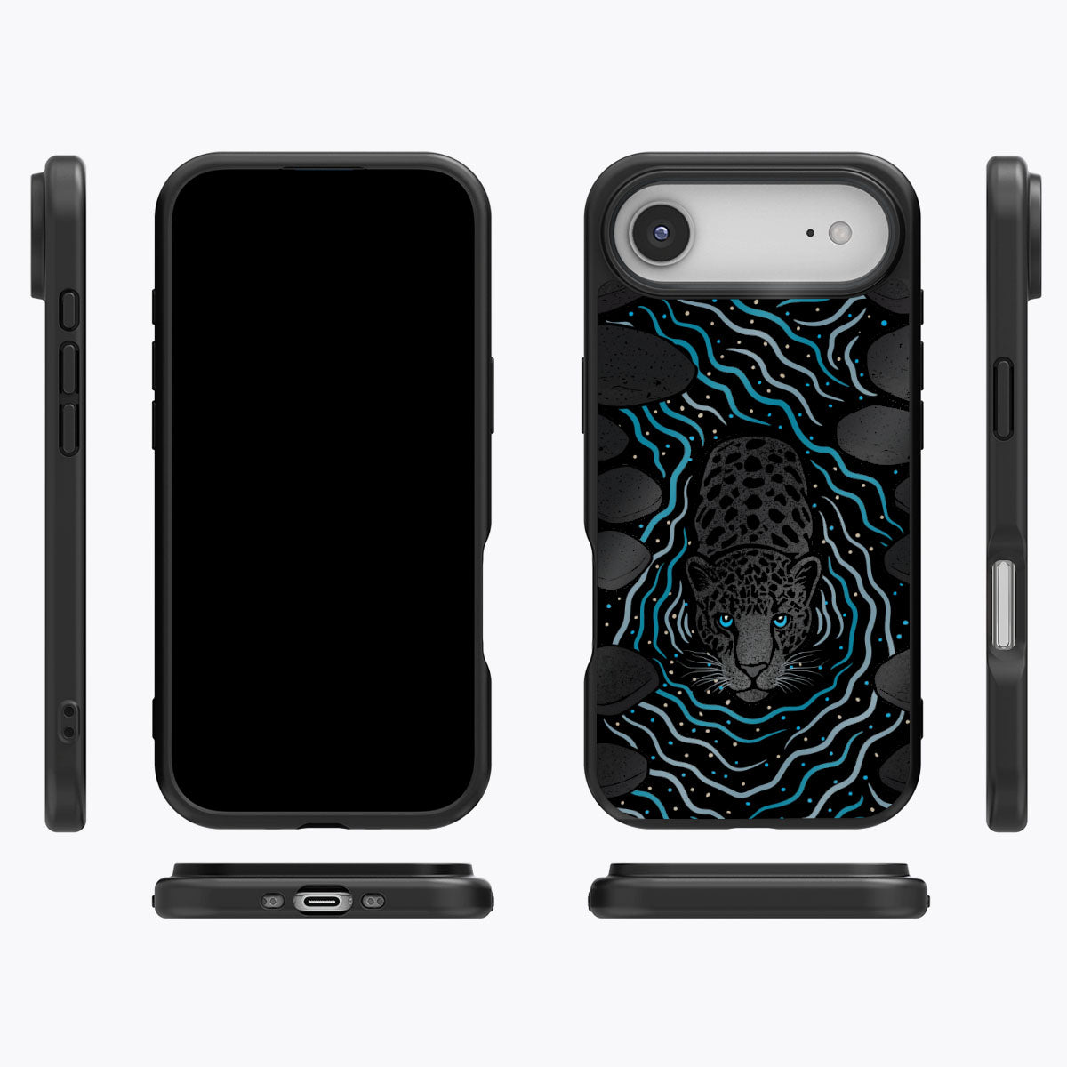 Midnight Panther - iPhone 17 Air Case, #case type_core (magsafe), #case type_core (non magsafe)
