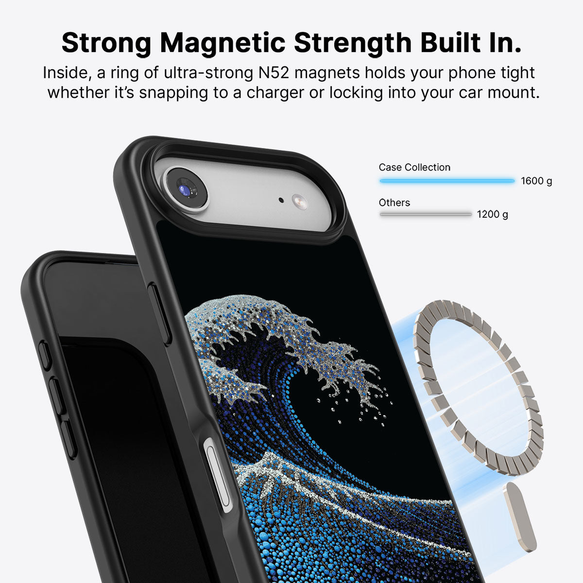 iPhone Air Case with MagSafe – Midnight Tide