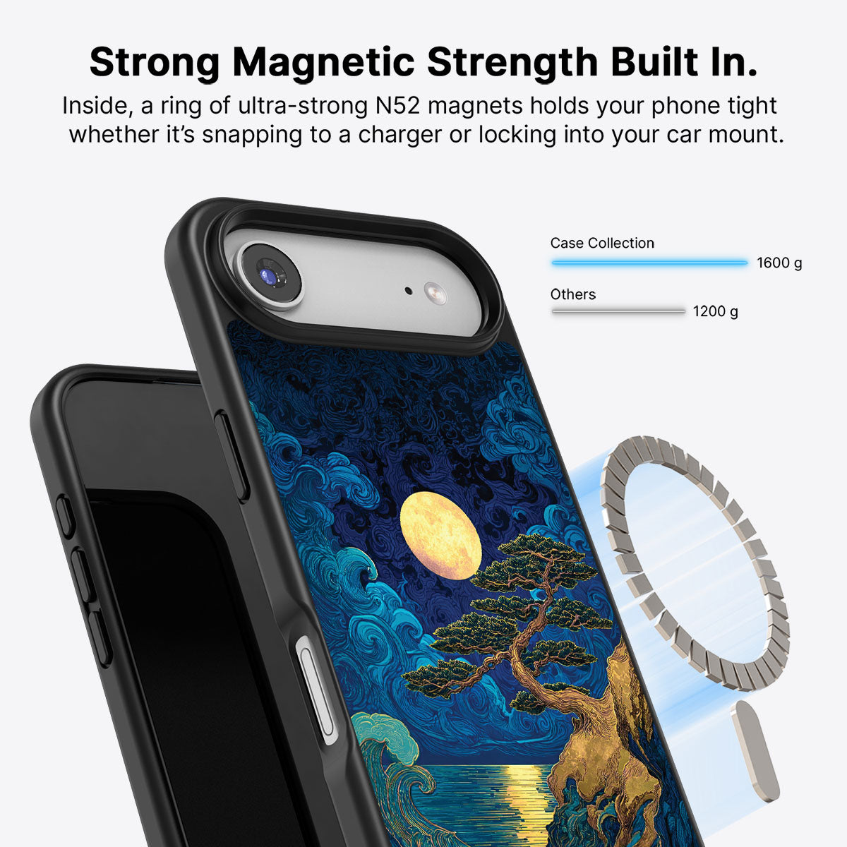 iPhone Air MagSafe case – Moonlit Tide design