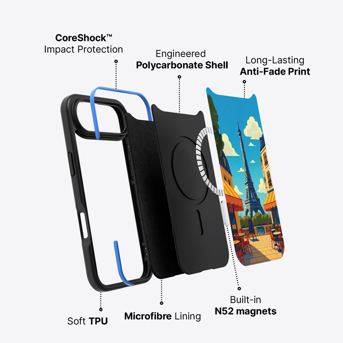 Paris - iPhone 17 Air Case #case type_core (magsafe)