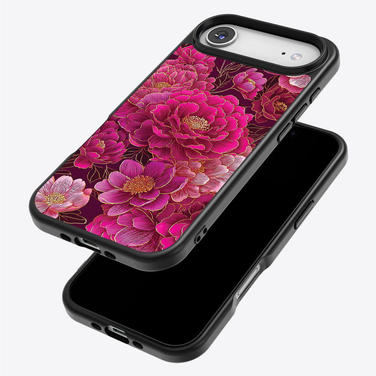 Pink Reverie iPhone Air case – back and side view