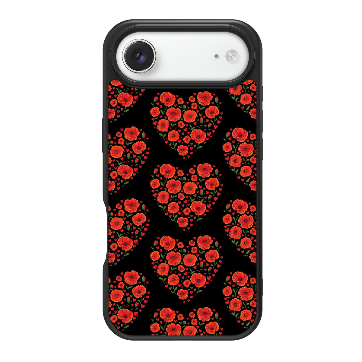 Poppy Heart - iPhone 17 Air Case #case type_core (magsafe), #case type_core (non magsafe)