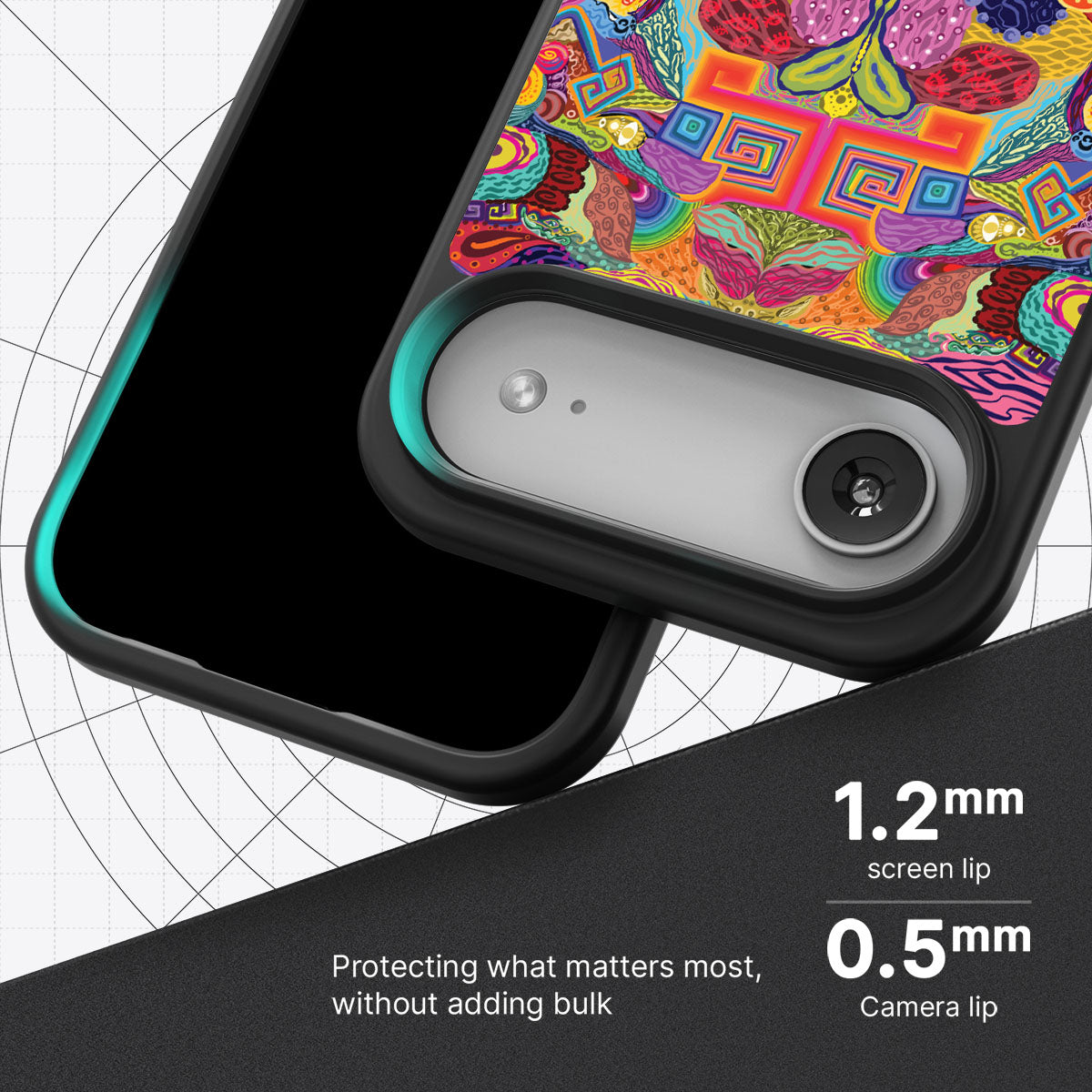 Psychaedellic - iPhone 17 Air Case #case type_core (magsafe), #case type_core (non magsafe)