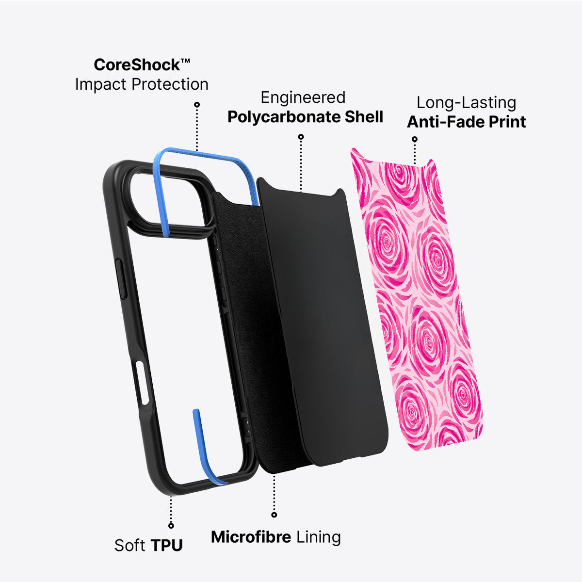 Rosy Reverie - iPhone 17 Air Case  #case type_core (non magsafe)