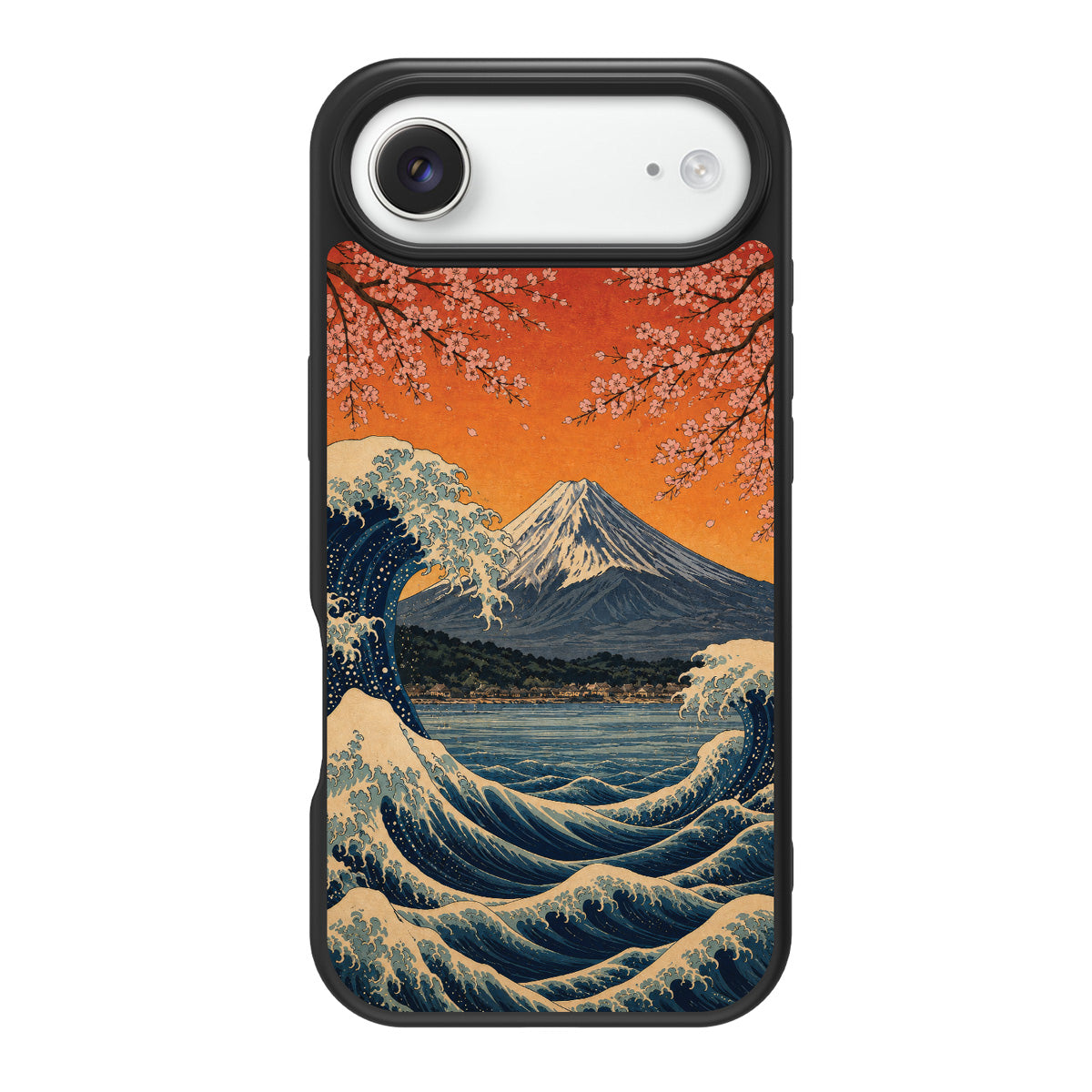 Sakura Coast design back view – iPhone Air case