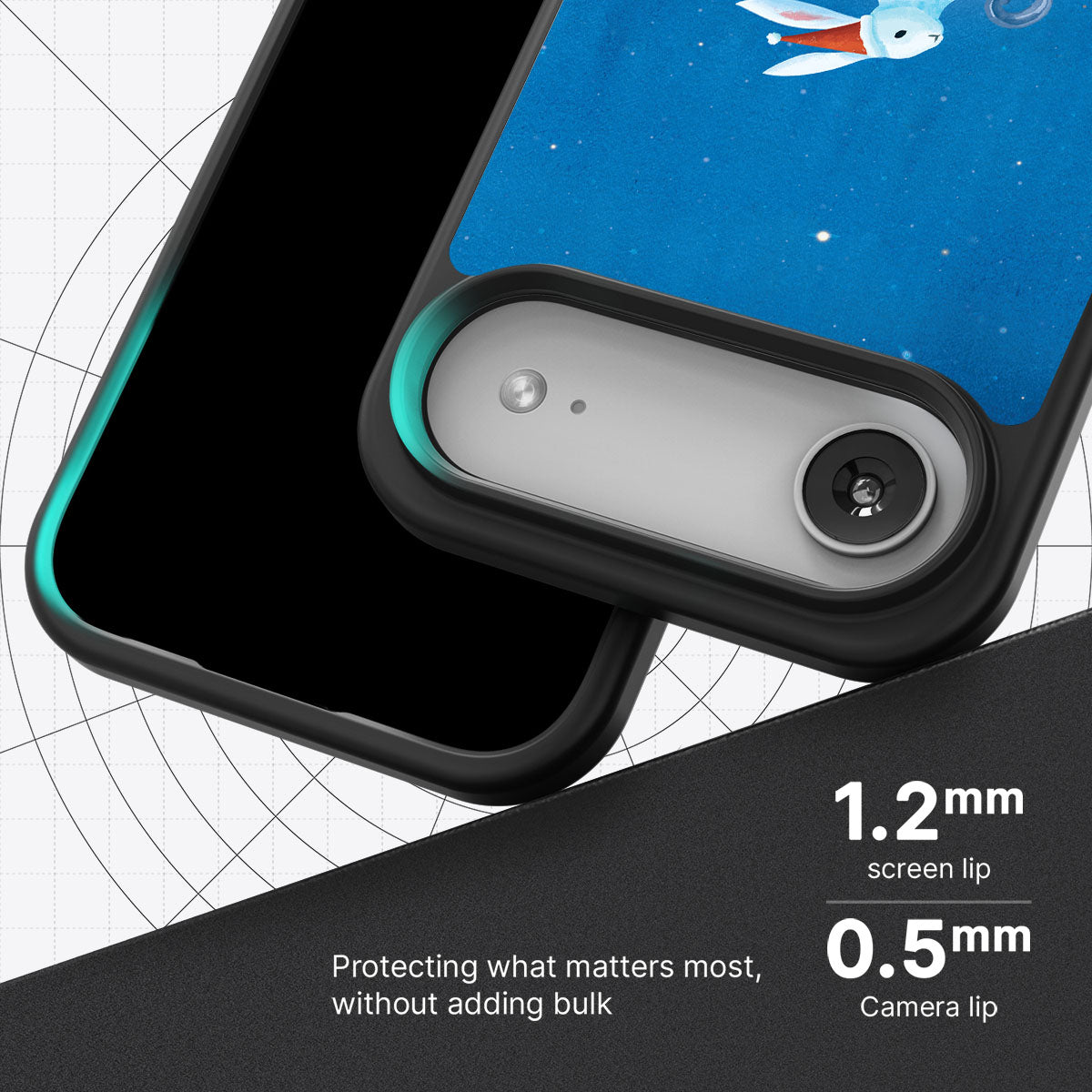 Santa Bunny - iPhone 17 Air Case #case type_core (magsafe), #case type_core (non magsafe)