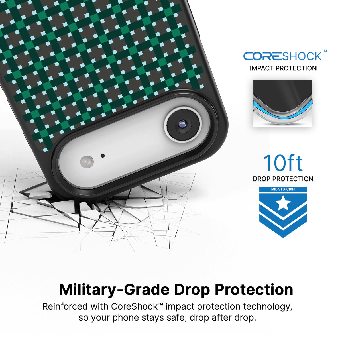 Sea of Emeralds - iPhone 17 Air Case #case type_core (magsafe), #case type_core (non magsafe)