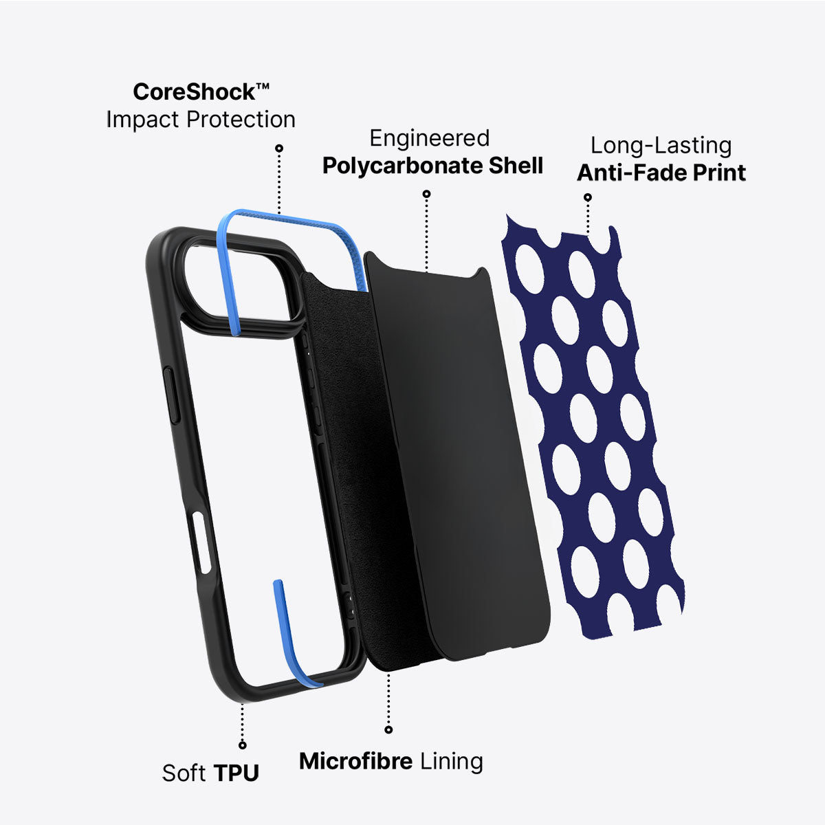 Sighting Moons - iPhone 17 Air Case #case type_core (non magsafe)