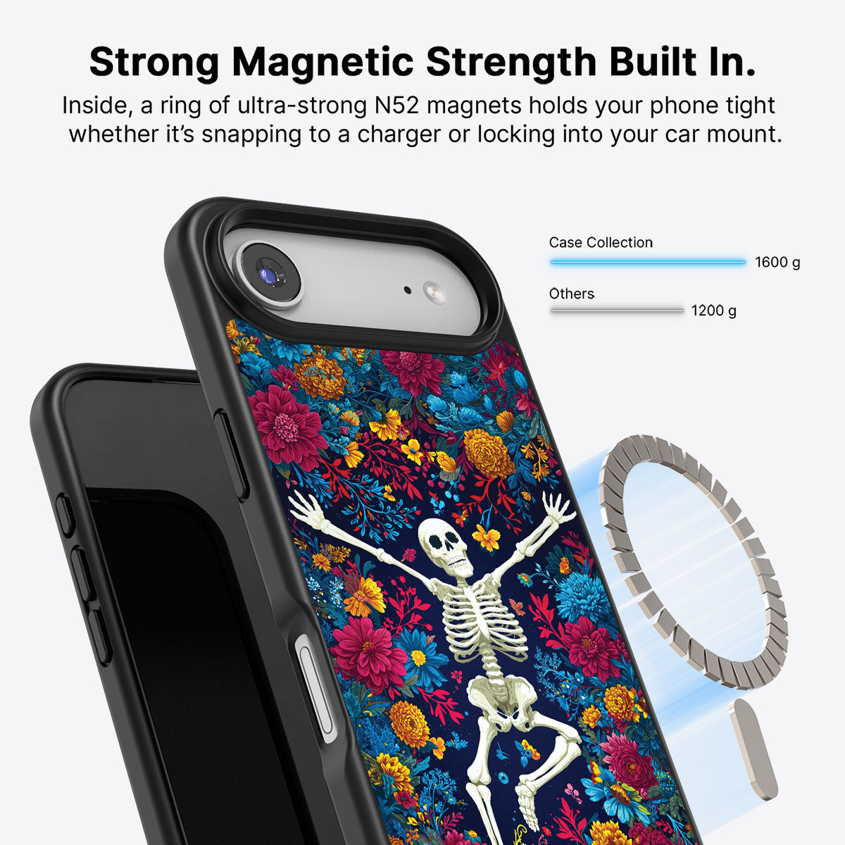 iPhone Air Case with MagSafe – Skeleton Garden