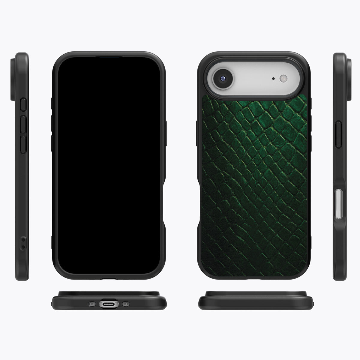 Green Designer iPhone Air Case – Slytherin Senses | MagSafe