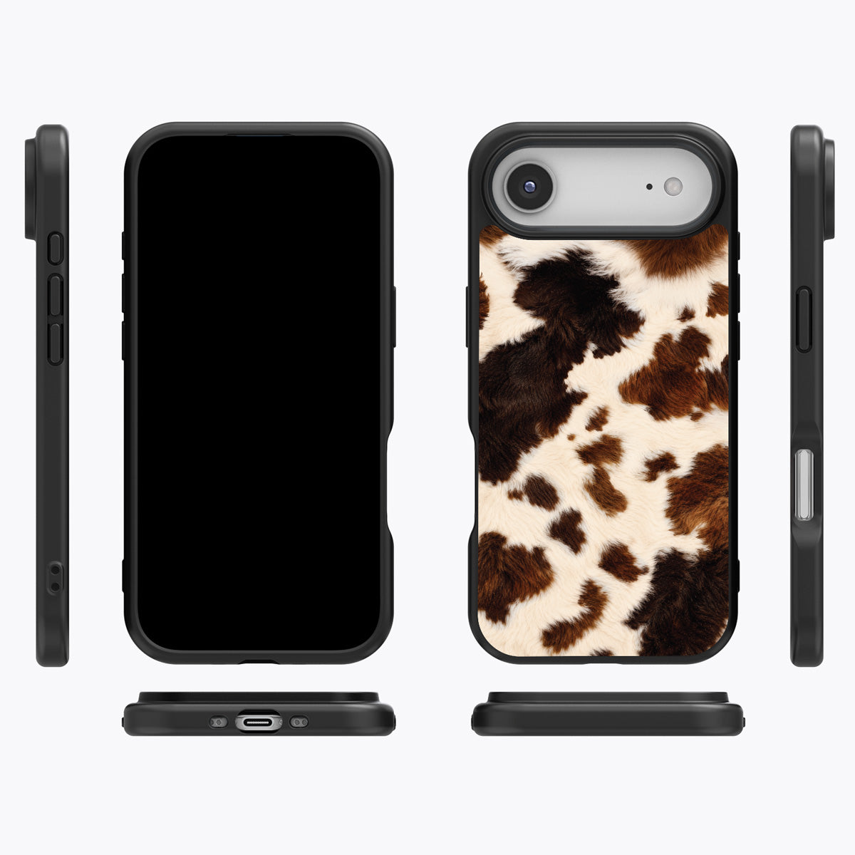 Cowhide Designer iPhone Air Case – Swiss Cow | MagSafe