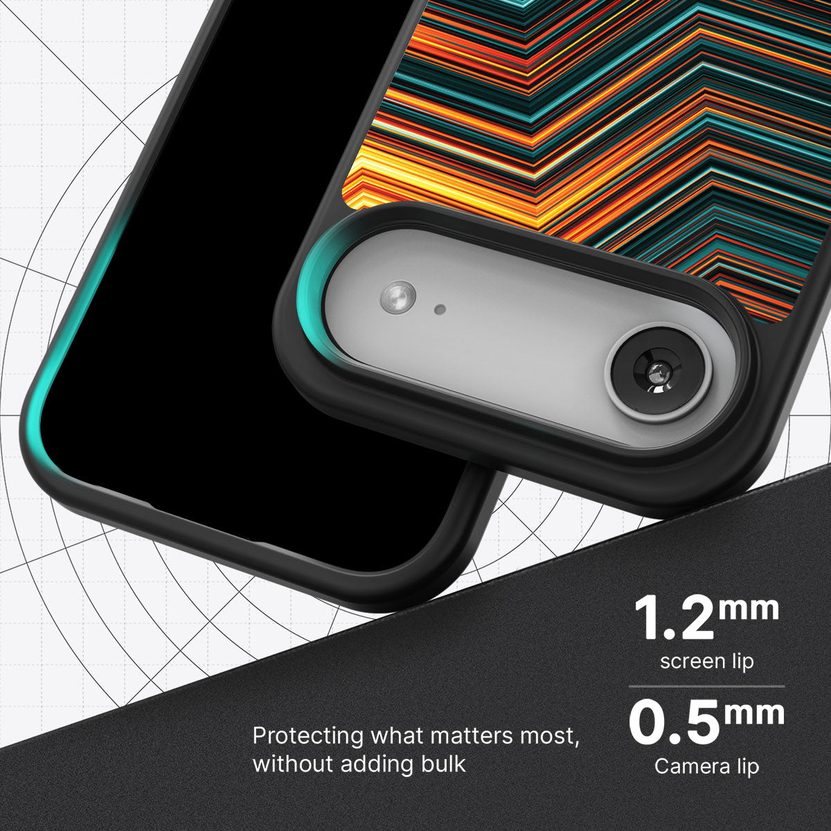 Techno Waves - iPhone 17 Air Case #case type_core (magsafe), #case type_core (non magsafe)