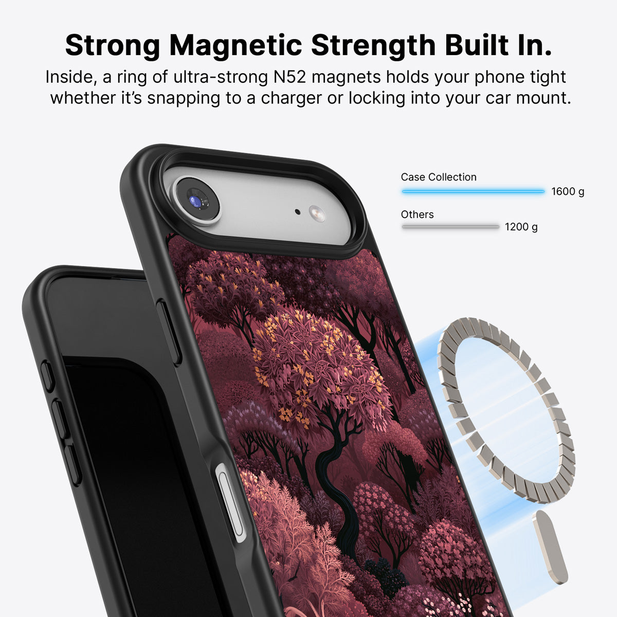 iPhone Air MagSafe case – Velvet Reverie design